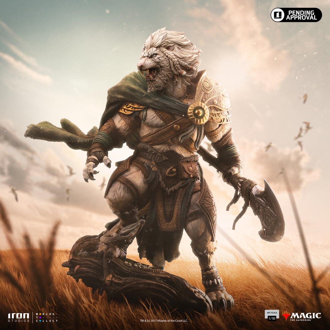 Pre-Order - Ajani Goldmane - Magic: The Gathering - Art Scale 1/10 - Iron Studios