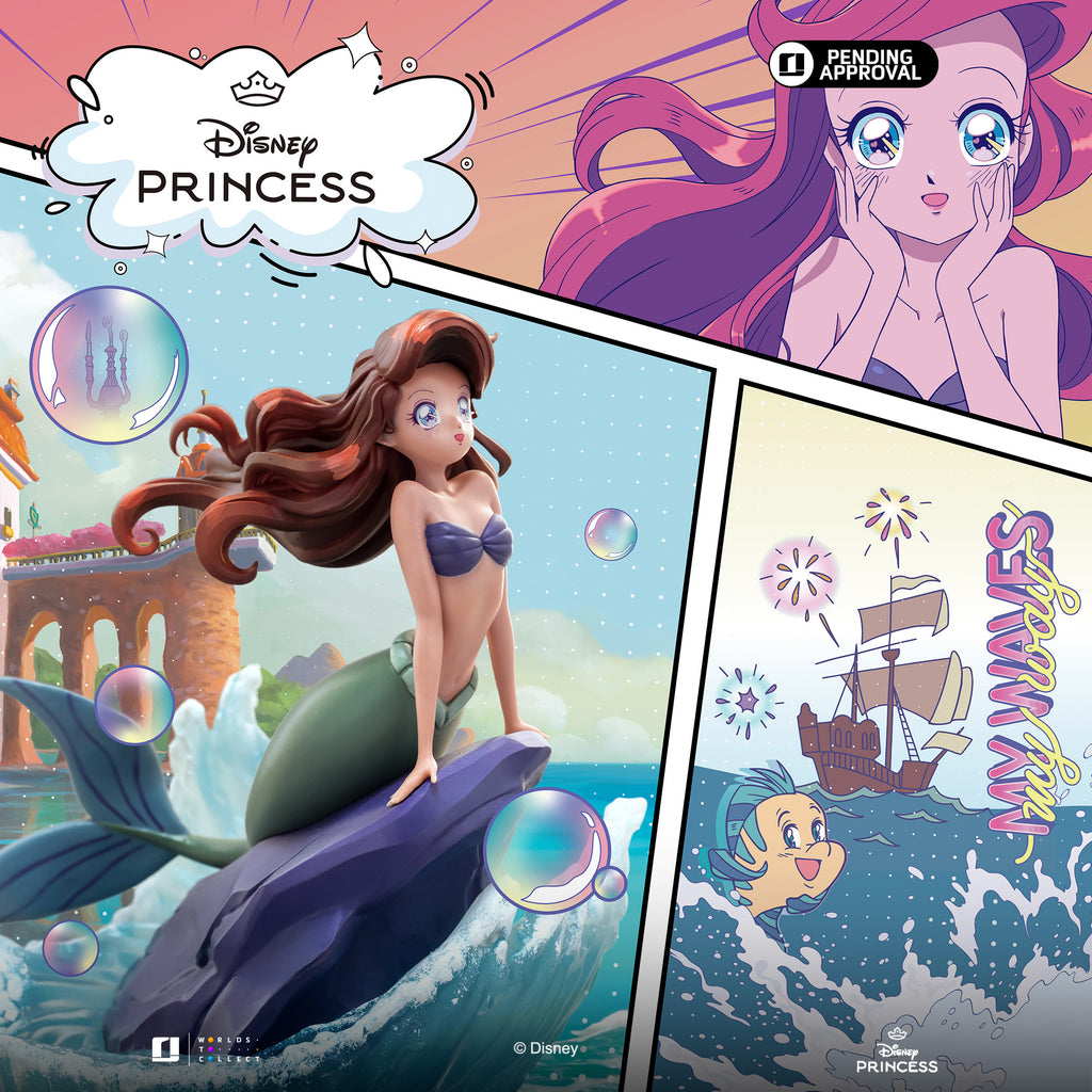 Pre-Order - Statue Ariel - Disney's Princess Animated Icons - Iron Studios