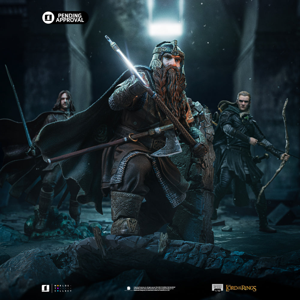 Pre-Order - Statue Gimli Unleashed - The Lord of the Rings - Art Scale 1/10 - Iron Studios