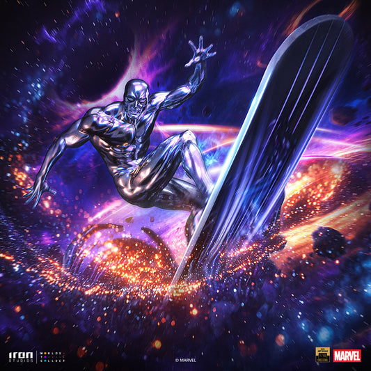 Pre-Order - Statue Silver Surfer Deluxe - Infinity Gauntlet Diorama -BDS Art Scale 1/10 - Iron Studios
