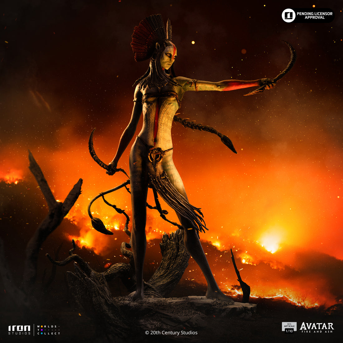 Pre-Order - Statue Varang - Avatar 3: Fire and Ash - Art Scale 1/10 - Iron Studios