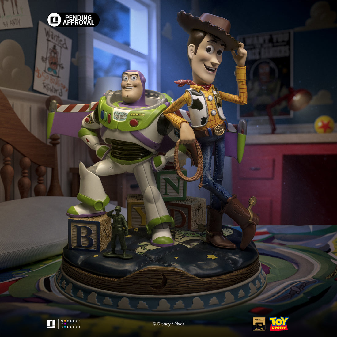 Statue Buzz & Woody - Toy Story - Deluxe Art Scale 1/10 - Iron Studios