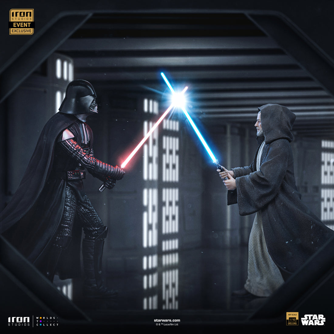 Darth Vader vs Obi-Wan Kenobi (CCXP Event Exclusive 2025) - Star Wars - Art Scale 1/10 - Iron Studios
