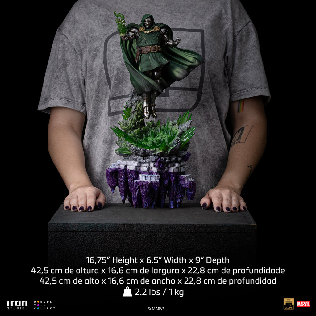 Pre-Order- Statue Doctor Doom Deluxe - Infinity Gauntlet Diorama - BDS Art Scale 1/10 - Iron Studios