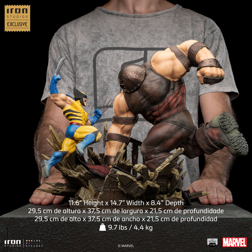 Statue Wolverine vs Juggernaut - X-Men - Art Scale 1/10 - Iron Studios