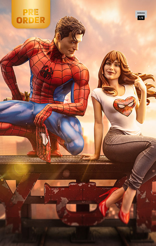 Pre-Order - Statue Spider-Man and Mary Jane - Marvel Comics - Diorama 1/6 - Iron Studios