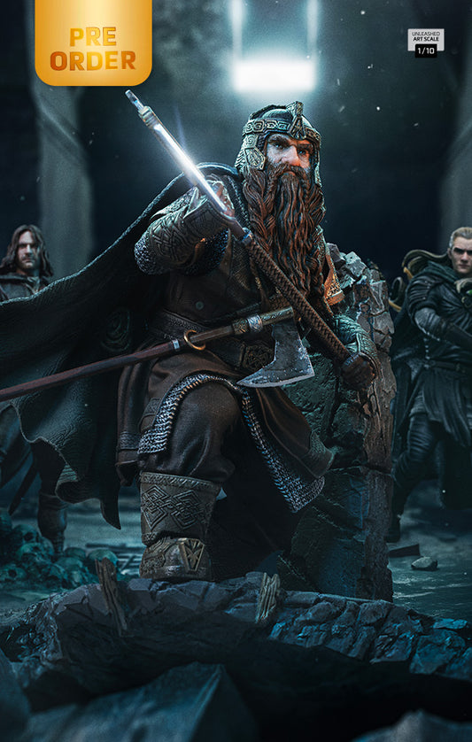 Pre-Order - Statue Gimli Unleashed - The Lord of the Rings - Art Scale 1/10 - Iron Studios