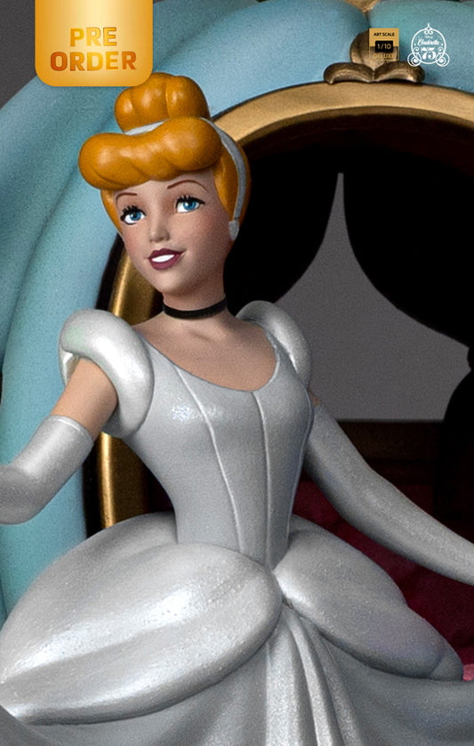 Pre-Order - Statue Cinderella Deluxe (75th Year Anniversary Version) - Disney Classics - Art Scale 1/10 - Iron Studios