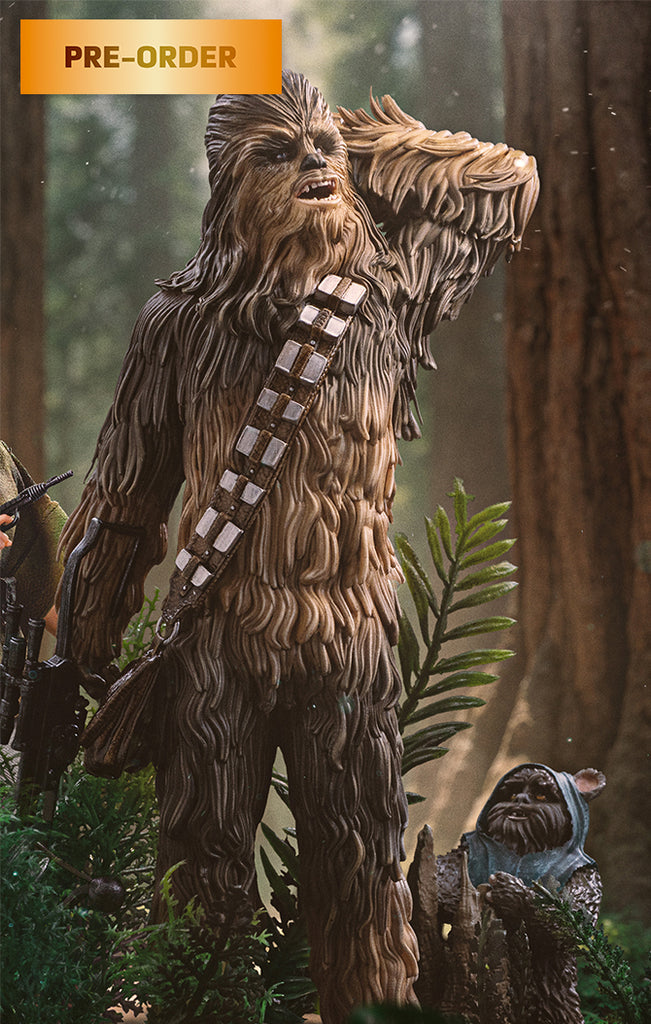 Pre-Order - Statue Chewbacca and Tokkat - Star Wars - Art Scale 1/10 - Iron Studios