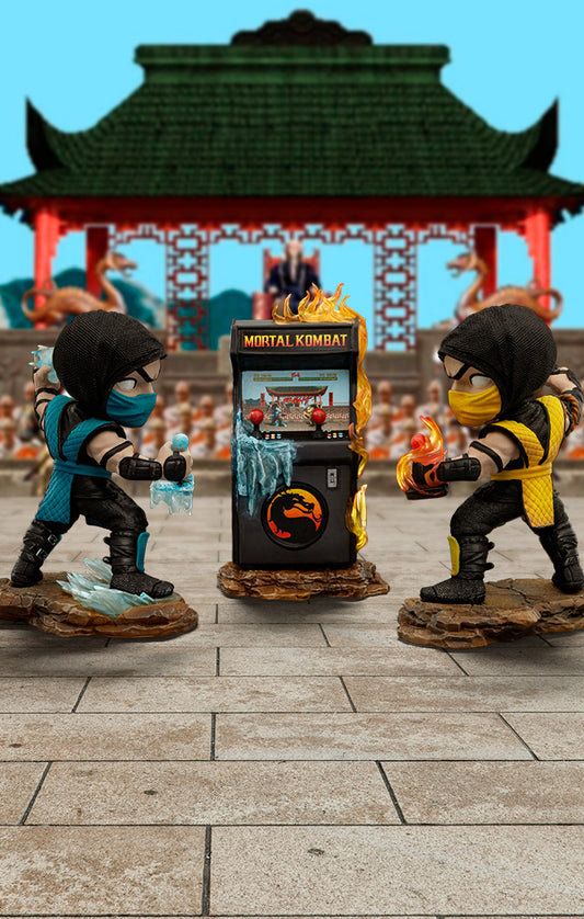 Statue Scorpion vs Sub-Zero Arcade Set (2024 Event Exclusive) - Mortal Kombat - MiniCo - Iron Studios