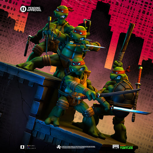 Statue TMNT 1st Cover Set - Teenage Mutant Ninja Turtles - Art Scale 1/10 - Iron Studios