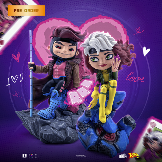 Pre-Order - Statue Gambit & Rogue Valentine's Set - X-Men - Minico - Iron Studios