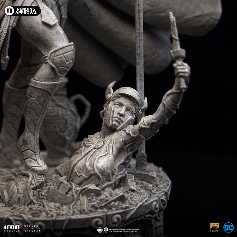 Statue Wonder Woman Unleashed Marble Variant - DC Comics - Art Scale 1/10 - Iron Studios