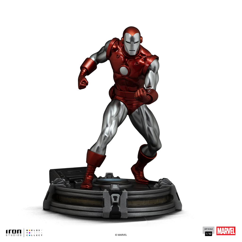 Statue Iron Man Red & Chrome - Marvel Comics - Art Scale 1/10 - Iron Studios