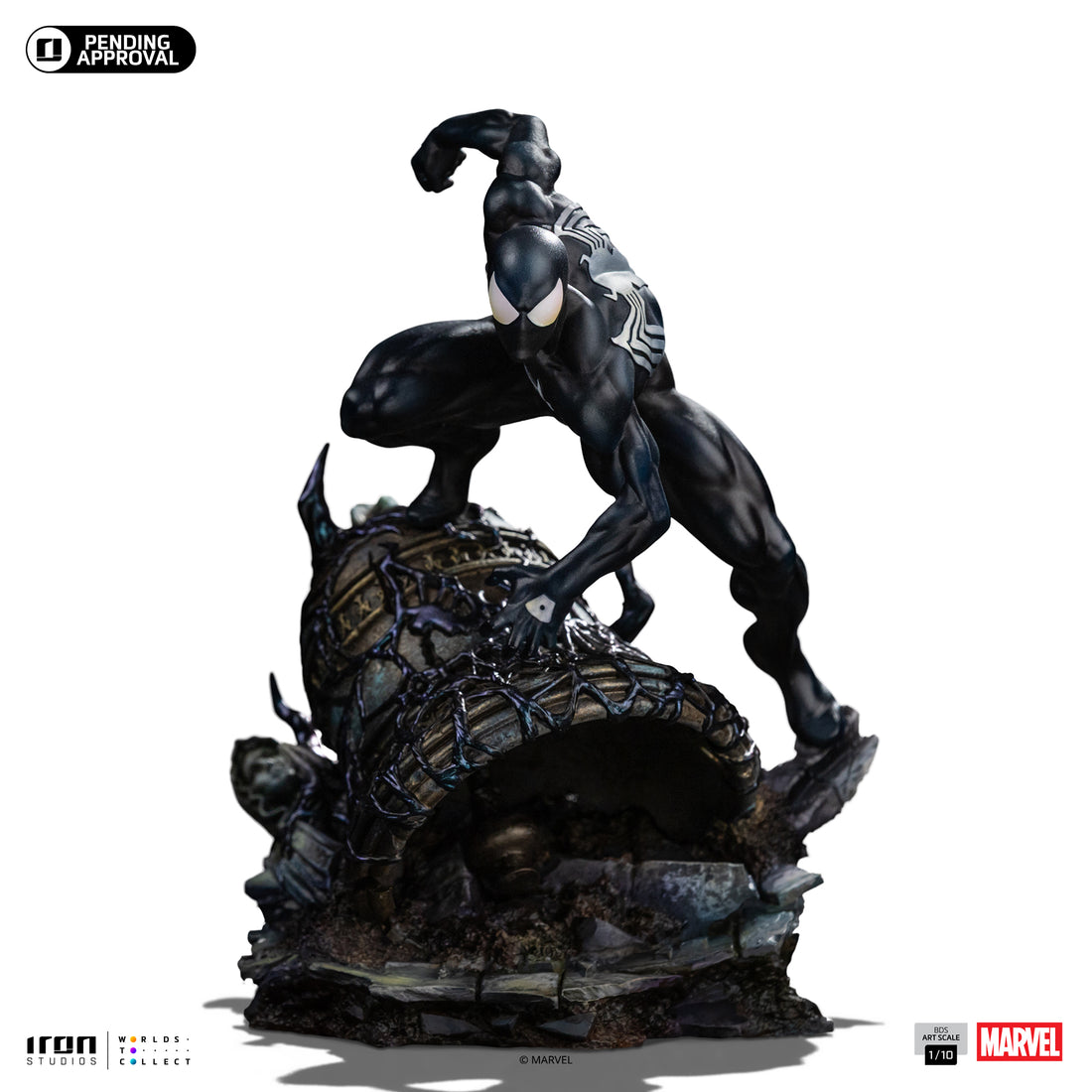 Pre-Order - Statue Spider-Man Black - Marvel Comics - BDS Art Scale 1/10 - Iron Studios