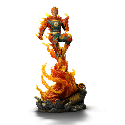 Statue Human Torch (Blue Suit Variant) - Fantastic Four - Art Scale 1/10 - Iron Studios