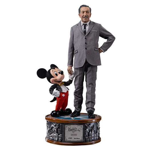 Pre-Order - Statue Walt Disney & Mickey Mouse - Disney Classics - Legacy Replica 1/4 - Iron Studios