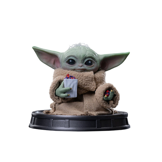 Pre-Order - Statue Grogu Popcorn Time - Mandalorian and Grogu Movie - Grogu Collection - Iron Studios