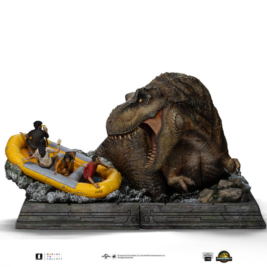 Pre-Order - Statue T-Rex River Scene - Jurassic World: Rebirth - Demi Art Scale 1/20 - Iron Studios