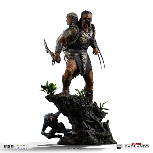 Pre-Order - Statue Predator Dek & Thia - Predator: Badlands - Art Scale 1/10 - Iron Studios