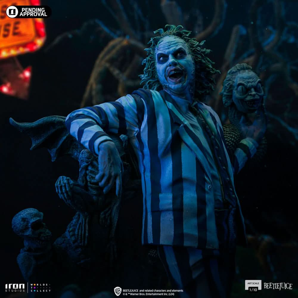 Digital Pre - Order - Statue Beetlejuice - Beetlejuice Beetlejuice - Art Scale 1/10 - Iron Studios