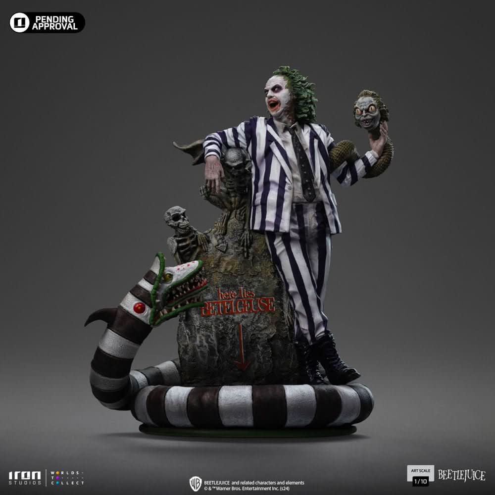 Statue Beetlejuice - Beetlejuice Beetlejuice - Art Scale 1/10 - Iron Studios