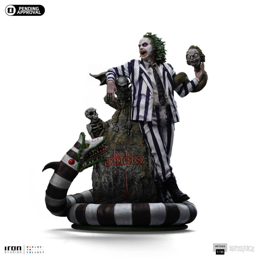 Digital Pre - Order - Statue Beetlejuice - Beetlejuice Beetlejuice - Art Scale 1/10 - Iron Studios