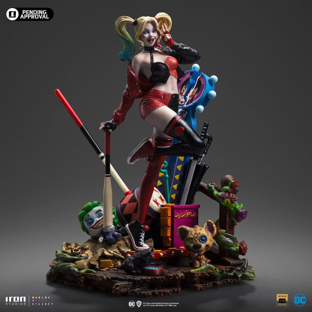 Digital Pre - Order - Statue Harley Quinn Deluxe - Gotham City Sirens DC Comics - Art Scale 1/10 - Iron Studios