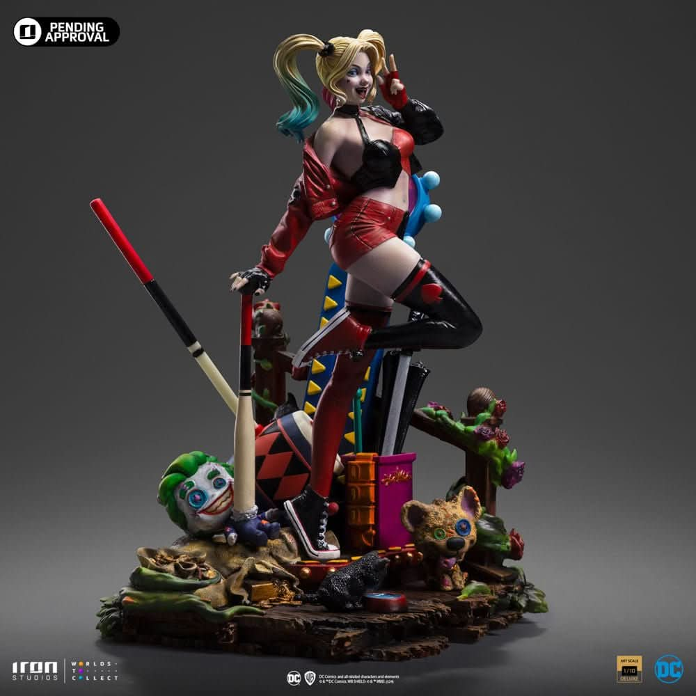 Digital Pre - Order - Statue Harley Quinn Deluxe - Gotham City Sirens DC Comics - Art Scale 1/10 - Iron Studios