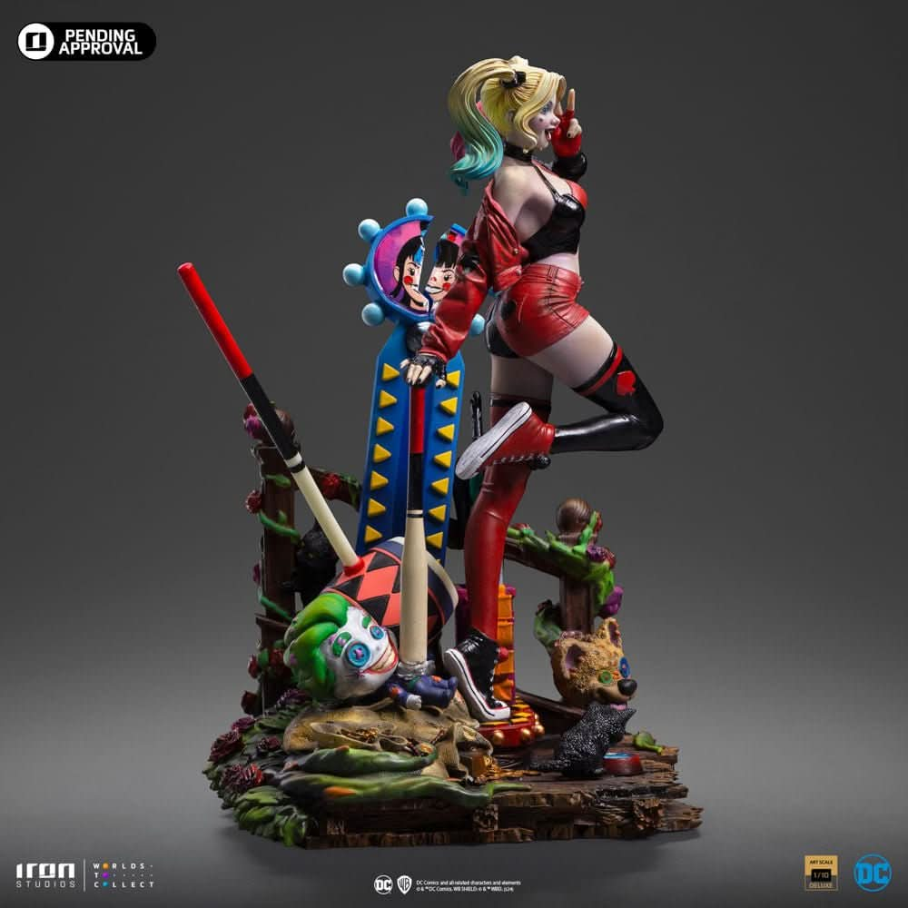 Digital Pre - Order - Statue Harley Quinn Deluxe - Gotham City Sirens DC Comics - Art Scale 1/10 - Iron Studios