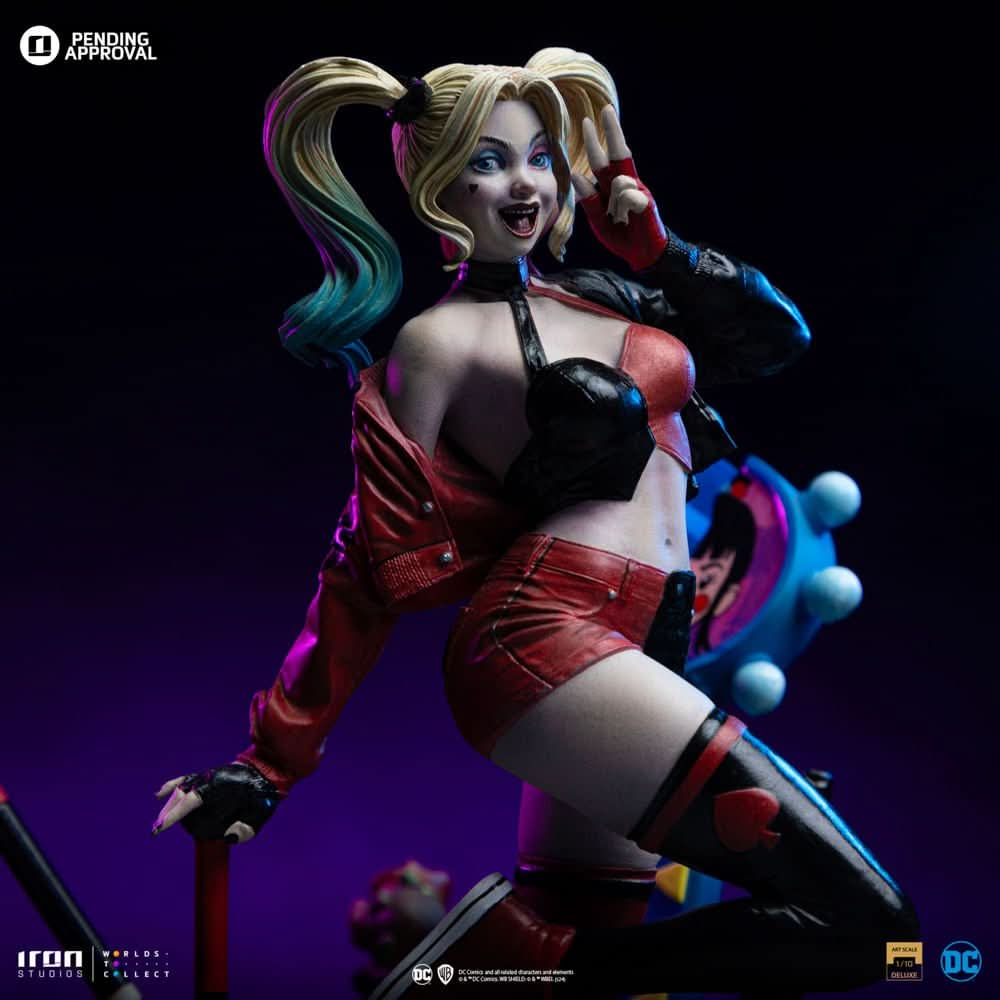 Digital Pre - Order - Statue Harley Quinn Deluxe - Gotham City Sirens DC Comics - Art Scale 1/10 - Iron Studios