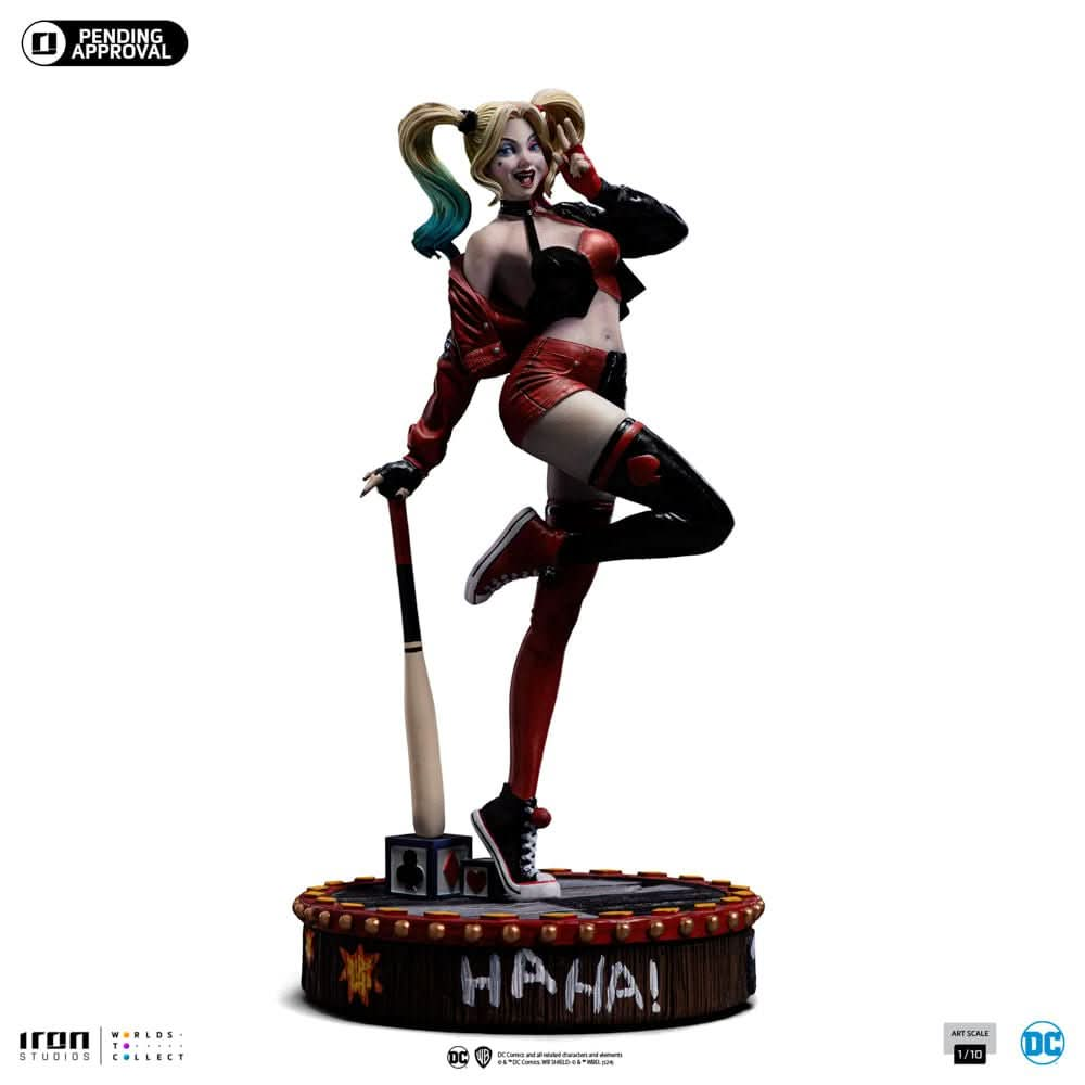 Digital Pre - Order - Statue Harley Quinn - Gotham City Sirens DC Comics - Art Scale 1/10 - Iron Studios