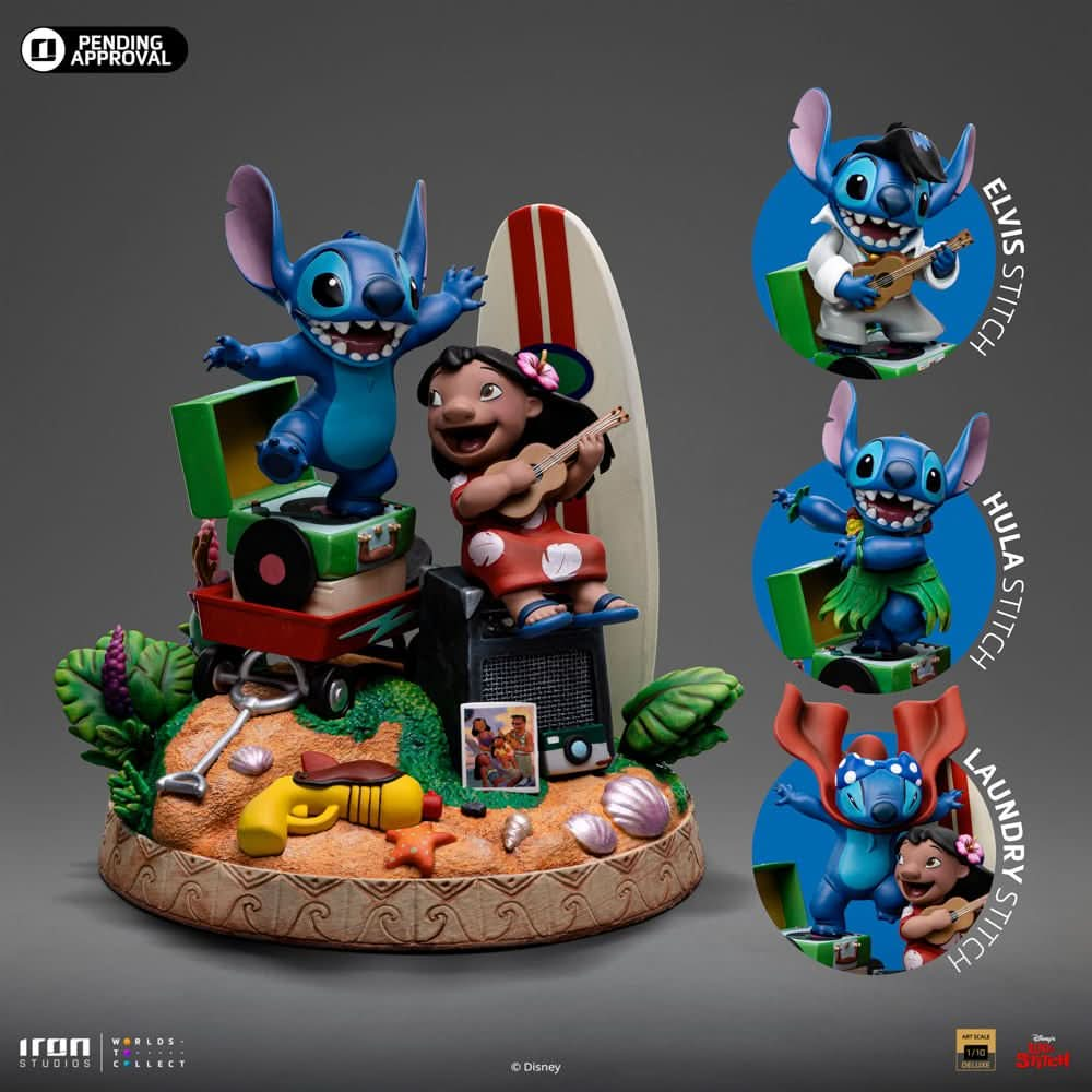 Digital Pre - Order - Statue Lilo & Stitch Deluxe - Disney Classics - Art Scale 1/10 - Iron Studios