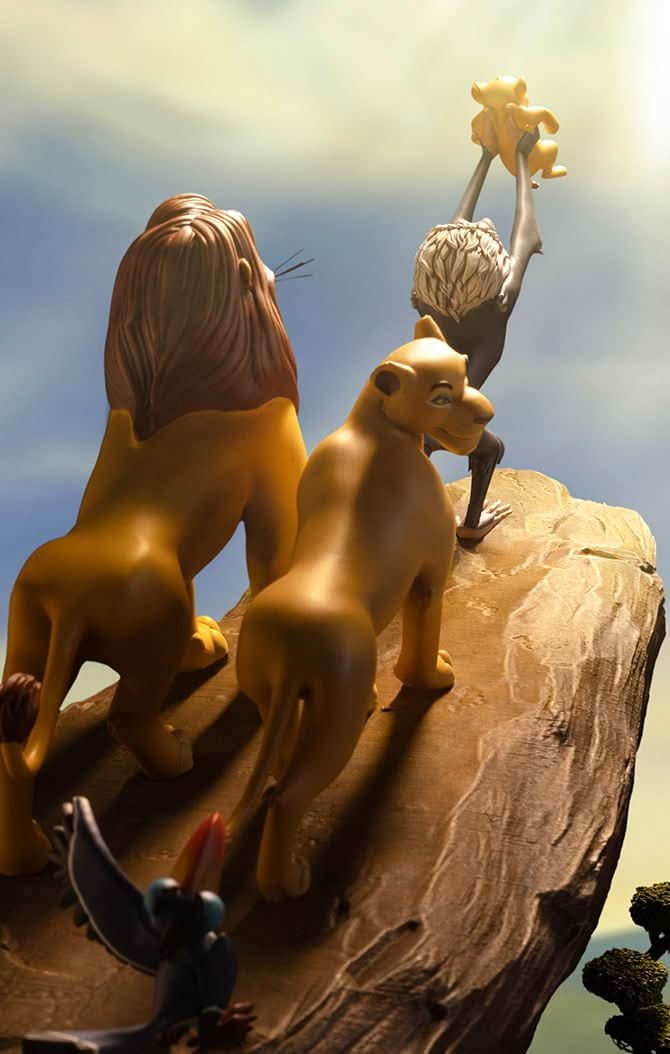 Statue Lion King Deluxe - Disney 100th - Lion King - Art Scale 1/10 - Iron Studios