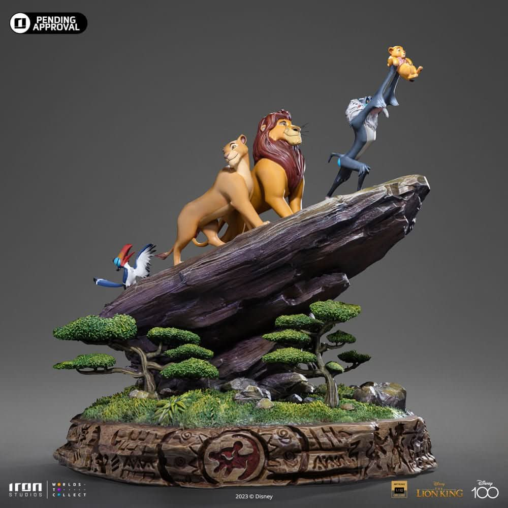 Statue Lion King Deluxe - Disney 100th - Lion King - Art Scale 1/10 - Iron Studios