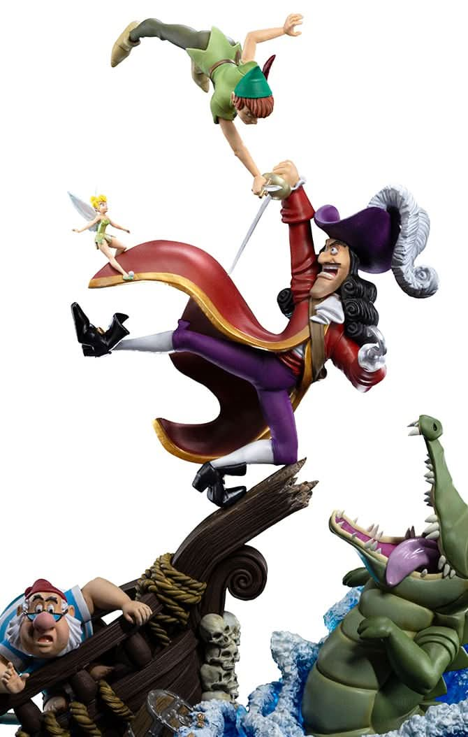 Peter Pan vs Hook Deluxe - Disney 100th - Peter Pan - Art Scale 1/10 - Iron Studios