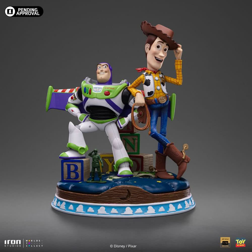 Digital Pre - Order - Statue Buzz & Woody - Toy Story - Deluxe Art Scale 1/10 - Iron Studios