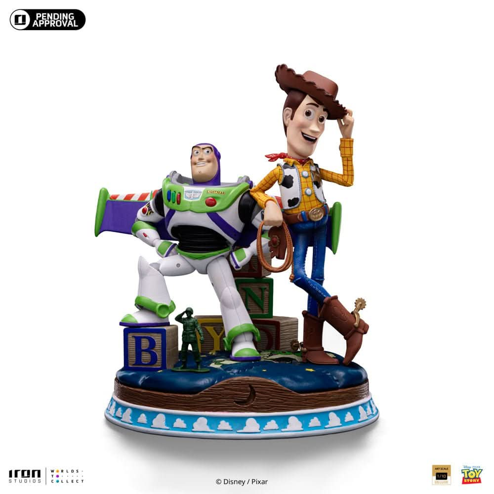 Digital Pre - Order - Statue Buzz & Woody - Toy Story - Deluxe Art Scale 1/10 - Iron Studios