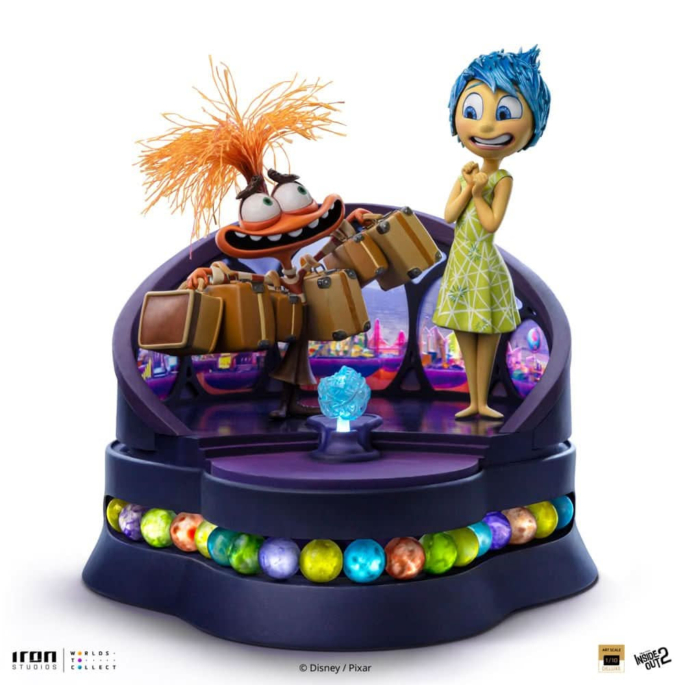 Digital Pre - Order - Statue Joy and Anxiety Deluxe - Inside Out 2 - Art Scale 1/10 - Iron Studios