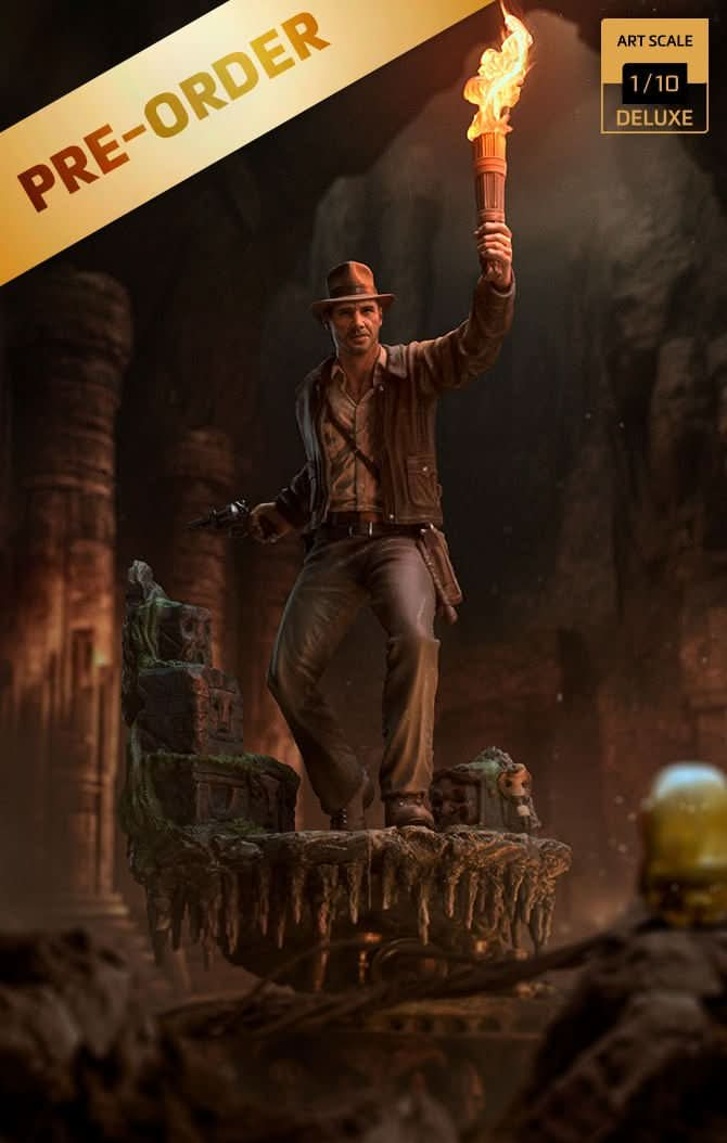 Indiana Jones Deluxe - Indiana Jones - Art Scale 1/10 - Iron Studios