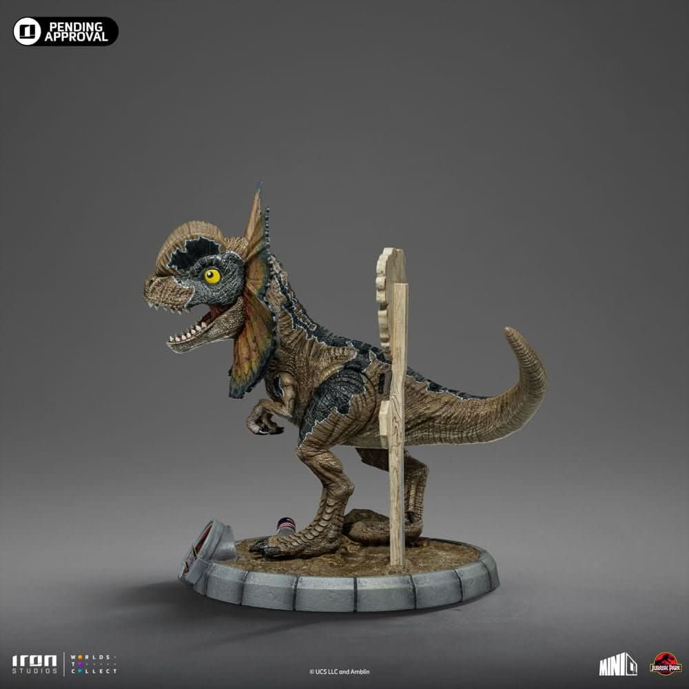 Digital Pre - Order - Statue Dilophosaurus - Jurassic Park - MiniCo - Iron Studios