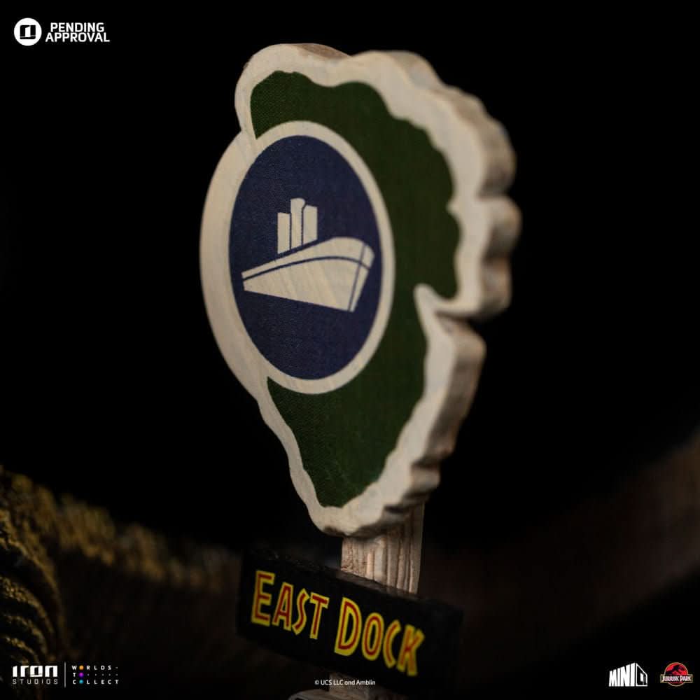 Statue Dilophosaurus - Jurassic Park - MiniCo - Iron Studios