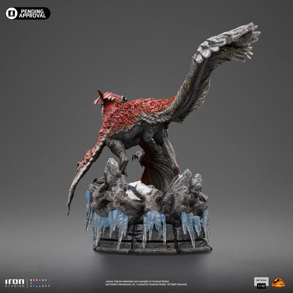 Digital Pre - Order - Statue Pyroraptor - Jurassic World: Dominion - Art Scale 1/10 - Iron Studios