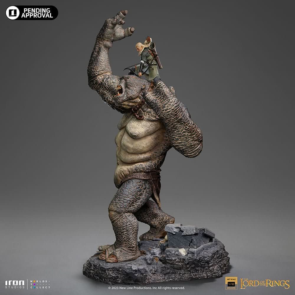Legolas vs Cave Troll - The Lord of the Rings - BDS Art Scale 1/10 - Iron Studios