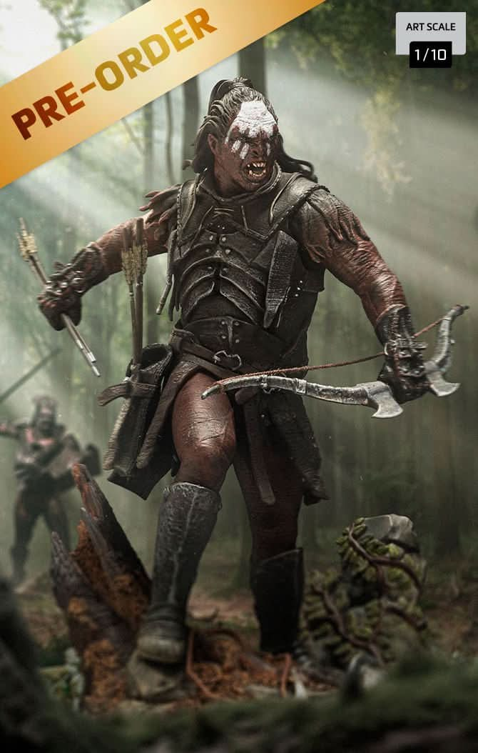 Lurtz Uruk - Hai Leader - The Lord of the Rings - Art Scale 1/10 - Iron Studios