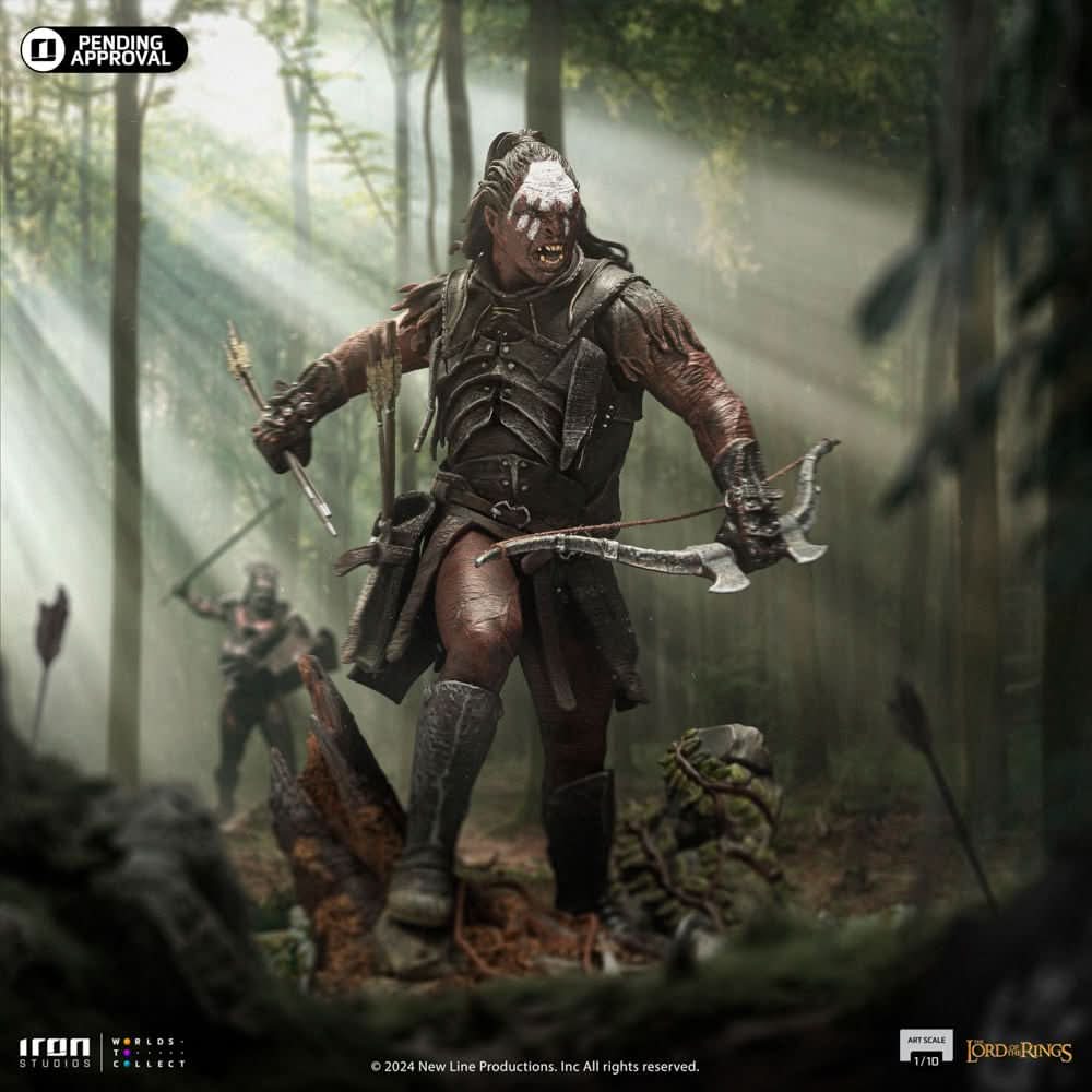 Lurtz Uruk-Hai Leader - The Lord of the Rings - Art Scale 1/10 - Iron Studios