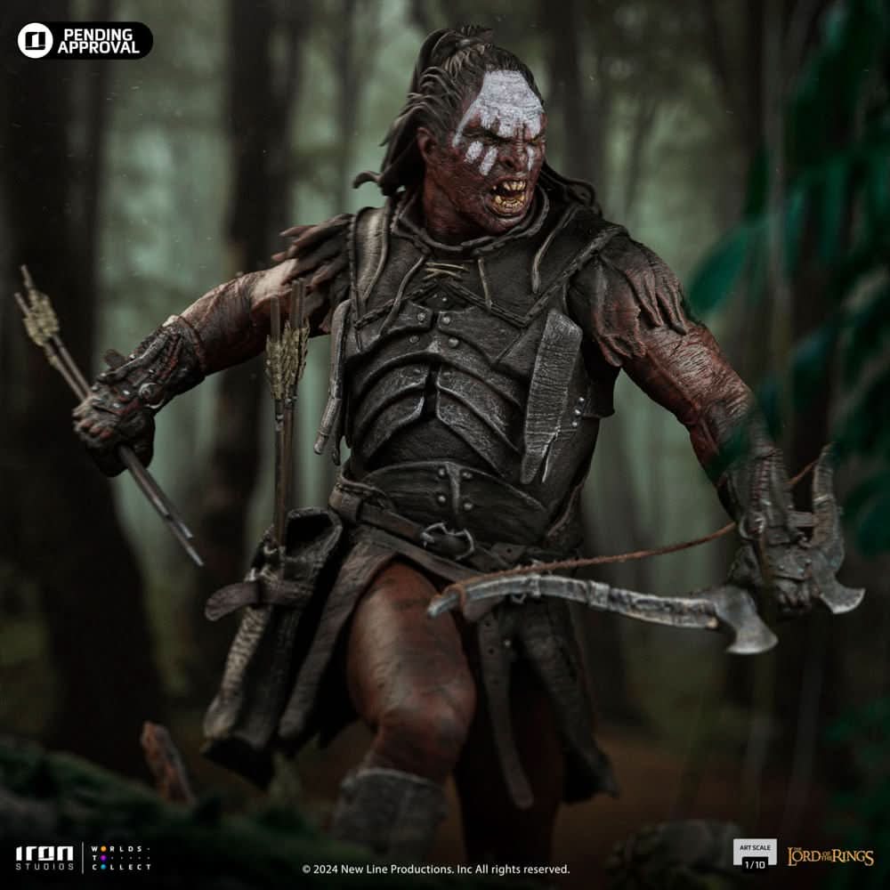 Lurtz Uruk-Hai Leader - The Lord of the Rings - Art Scale 1/10 - Iron Studios