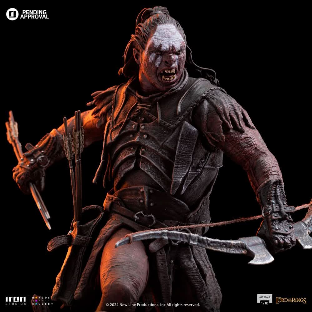 Lurtz Uruk-Hai Leader - The Lord of the Rings - Art Scale 1/10 - Iron Studios