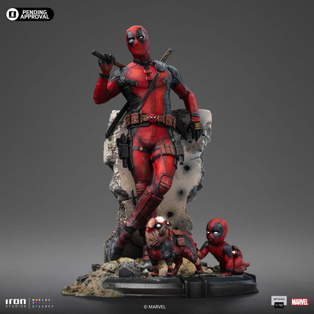 Digital Pre - Order - Statue Deadpool - Deadpool & Wolverine - Art Scale 1/10 - Iron Studios