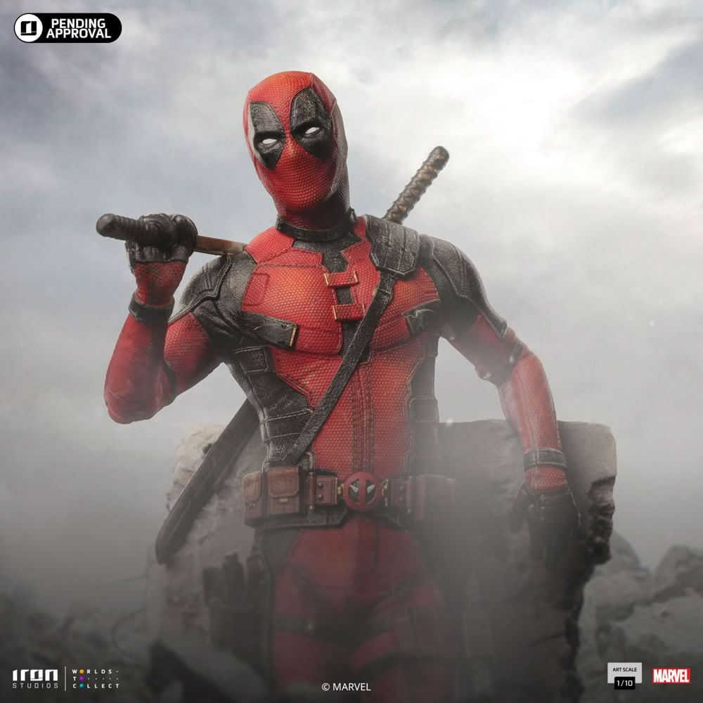 Digital Pre - Order - Statue Deadpool - Deadpool & Wolverine - Art Scale 1/10 - Iron Studios